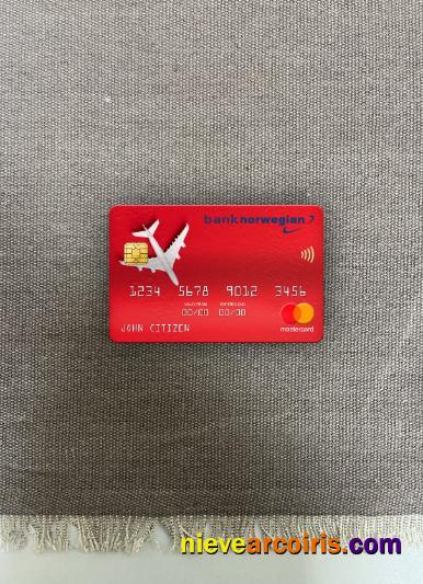 Norway Bank Norwegian AS bank mastercard photolook